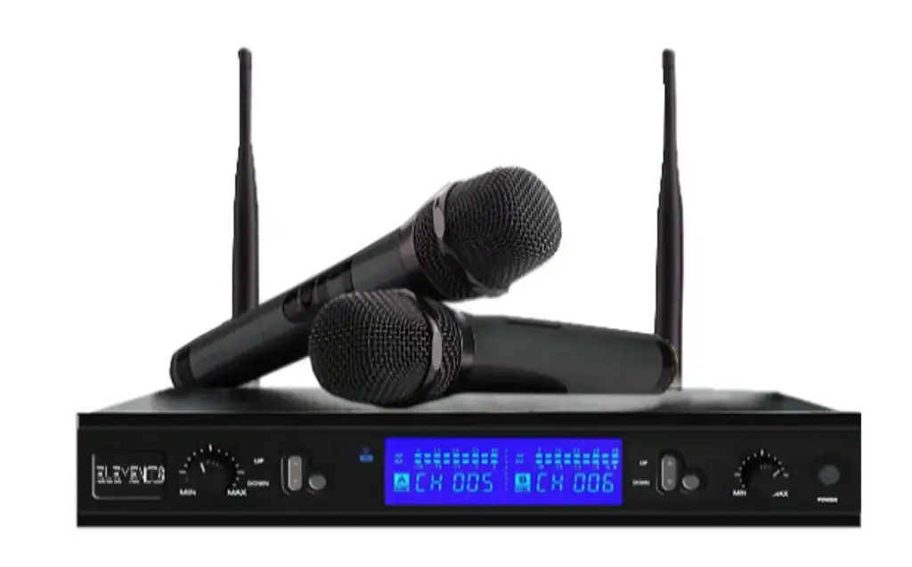 [76007] Professional Wireless UHF handheld microphones (2 PCs) Receiver machine -EA09