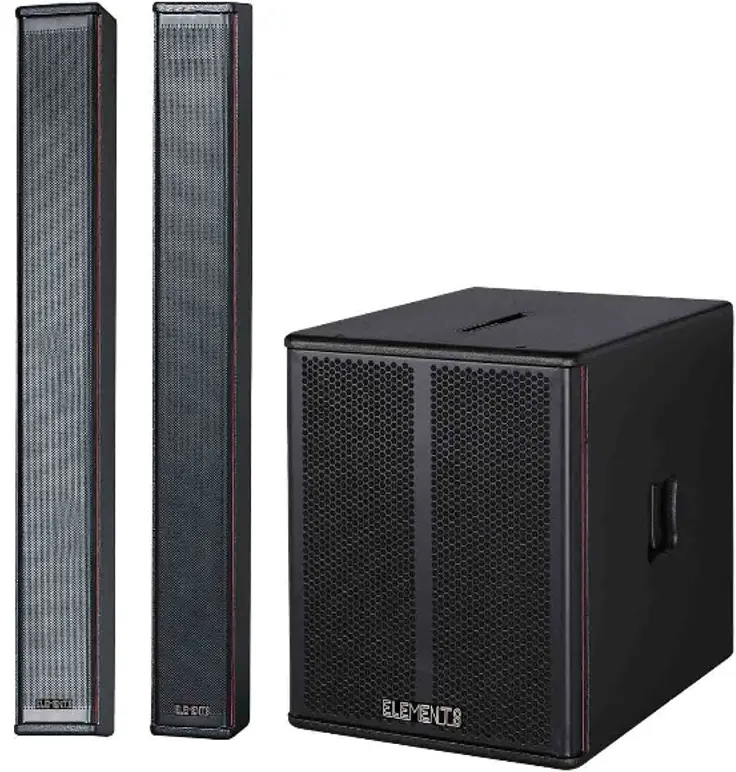 [76010] Active Subwoofer with Sound Bar Tower (2200W)  -S18P