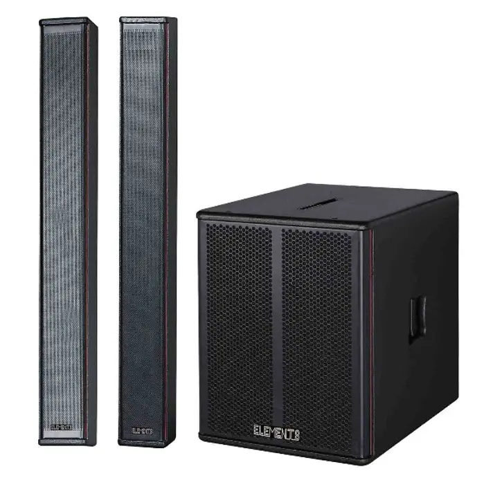 [76011] Active Subwoofer with Sound Bar Tower (1600W) -S15P