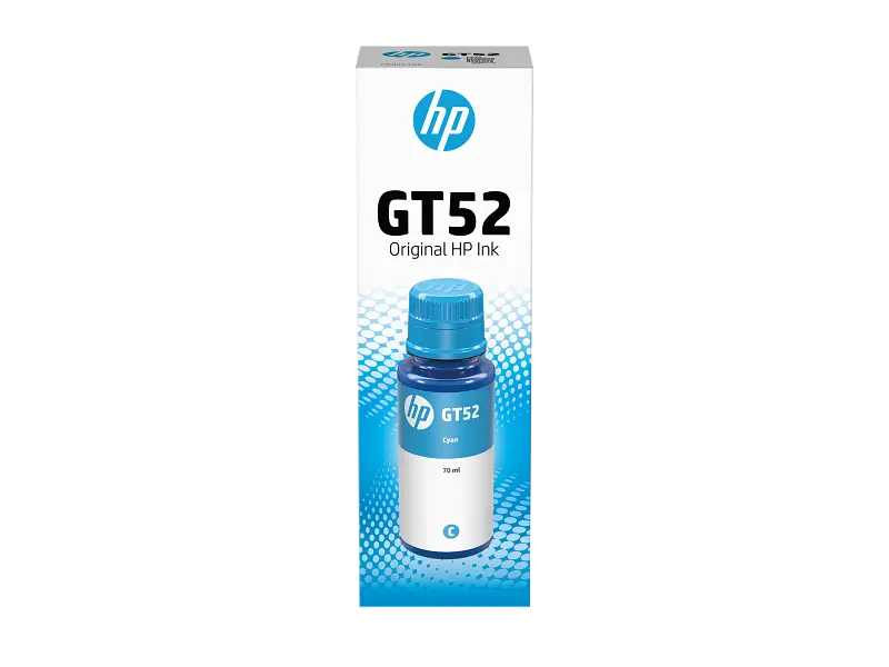 HP GT52 Cyan Original Ink Bottle