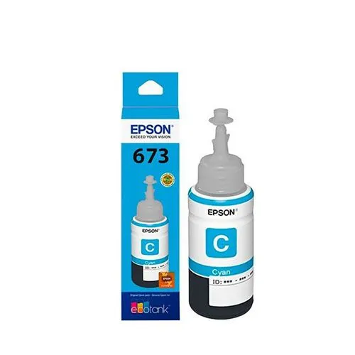 [40059] Epson 673 Cyan Original Ink Bottle 70ml