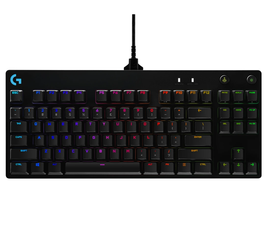 Logitech PRO Wired Gaming Keyboard- Mechanical Switches