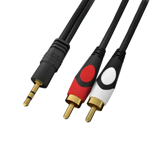 [82006] AUX 3.5mm JACK TO 2RCA CABLE CABLE 1.5M